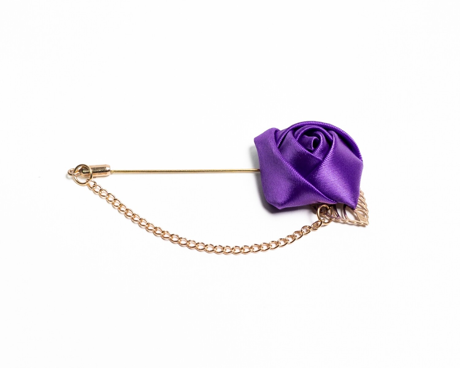 Pin para el Ojal Diseño Flor - VIOLETA 