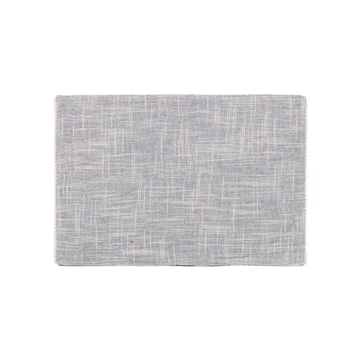 INDIVIDUAL DE TELA POLIALGODON 33x44CM AZUL 