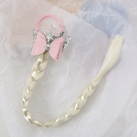 Trenza De Cabello Rubia Rosa
