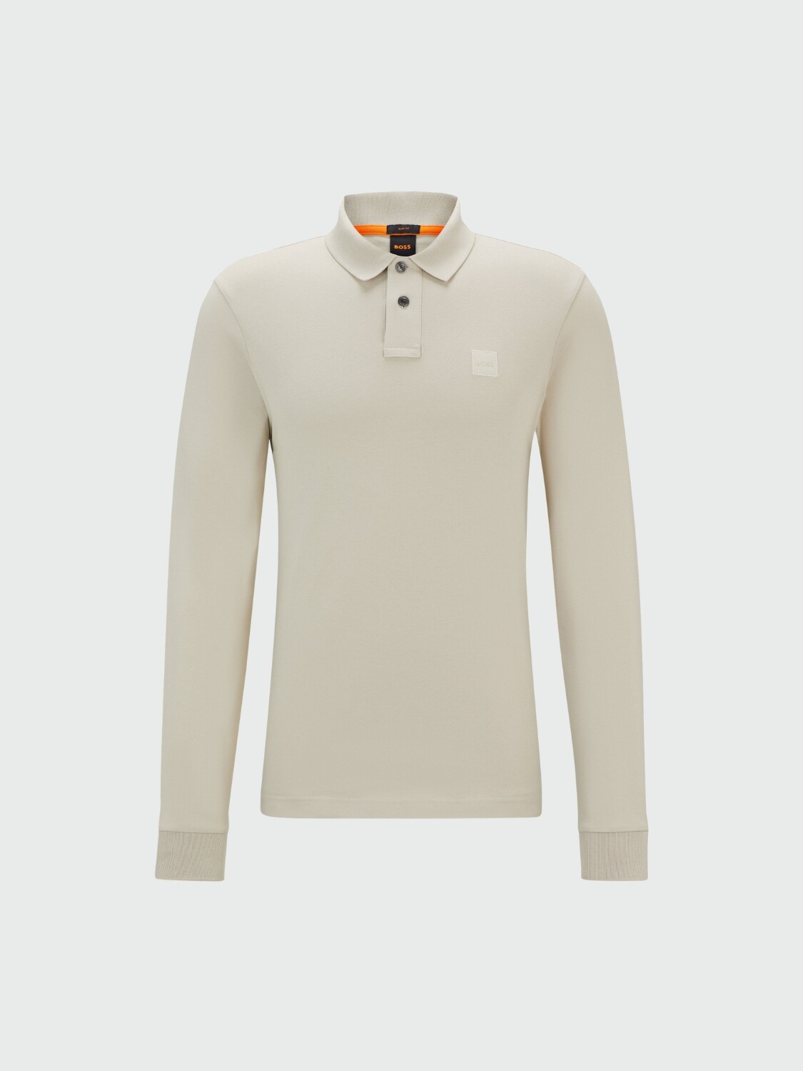 BOSS - Remera Polo en piqué de algodón Gris Oscuro