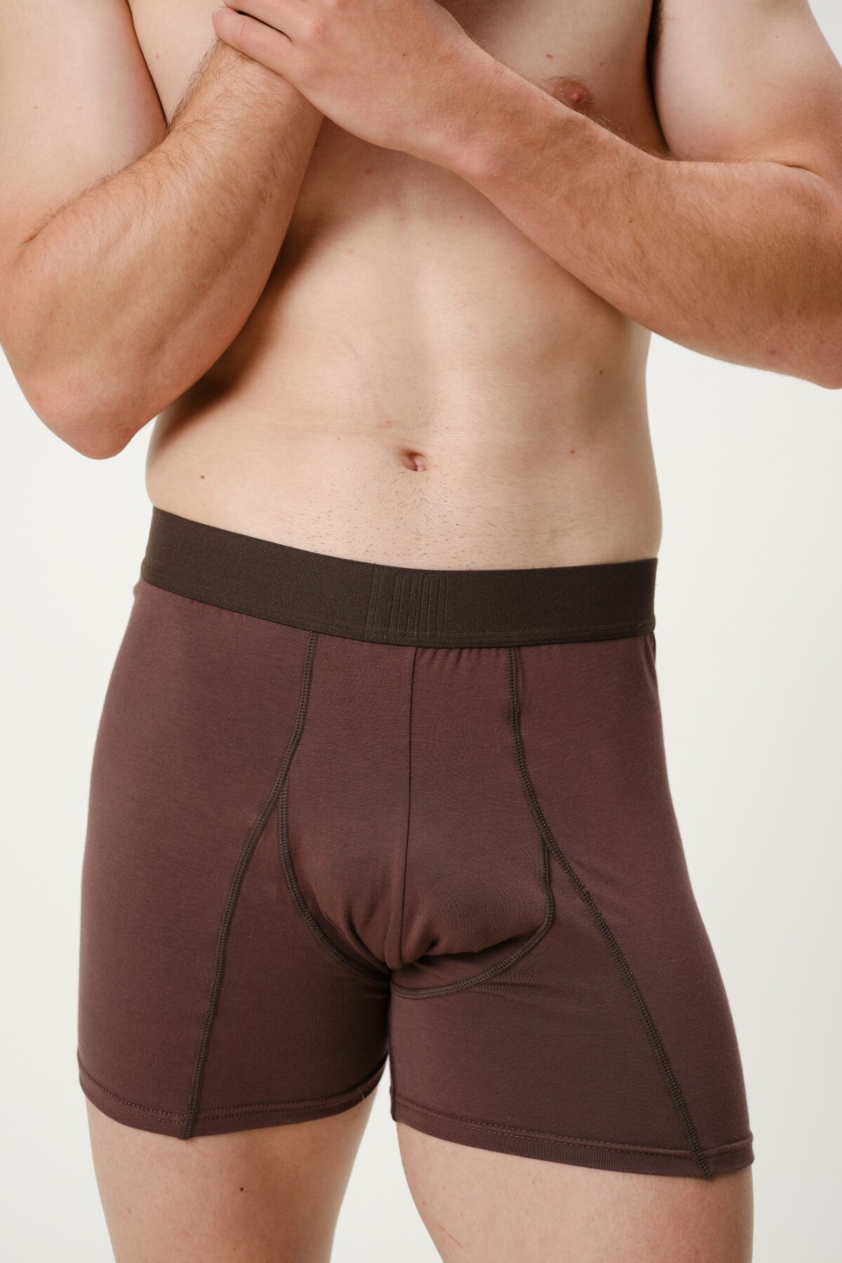 Boxer Algodón Marron
