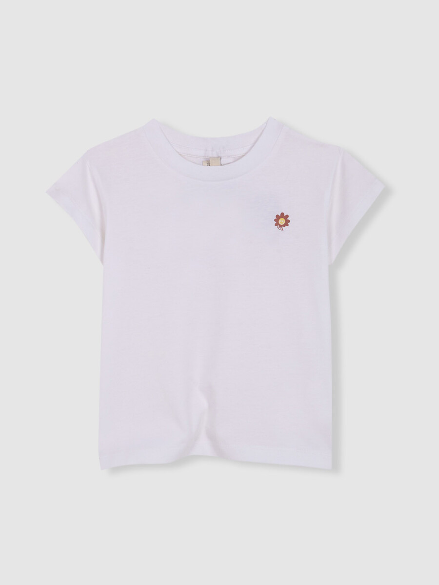 Camiseta Print Camp Blanco