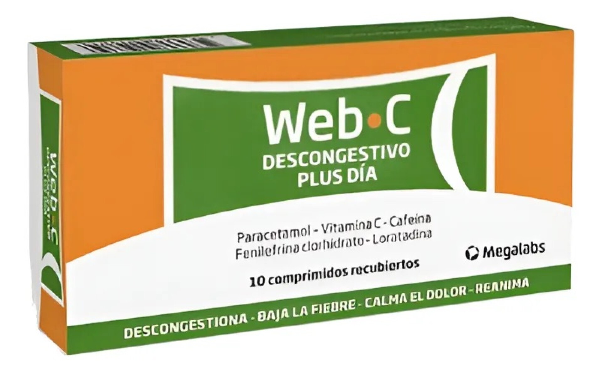 Antigripal Web C Descongestivo Plus por 10 Comprimidos Recubiertos 