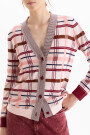 CARDIGAN NANTES Bordo