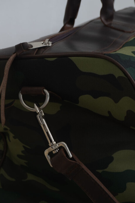 Bolso Sport XL Chocolate / Camuflado