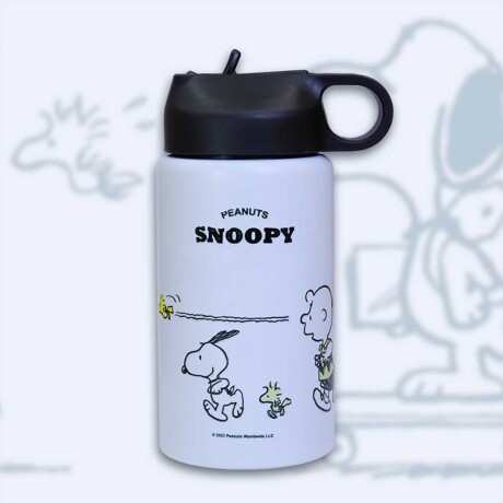 Botella acero Snoopy 550ml negro