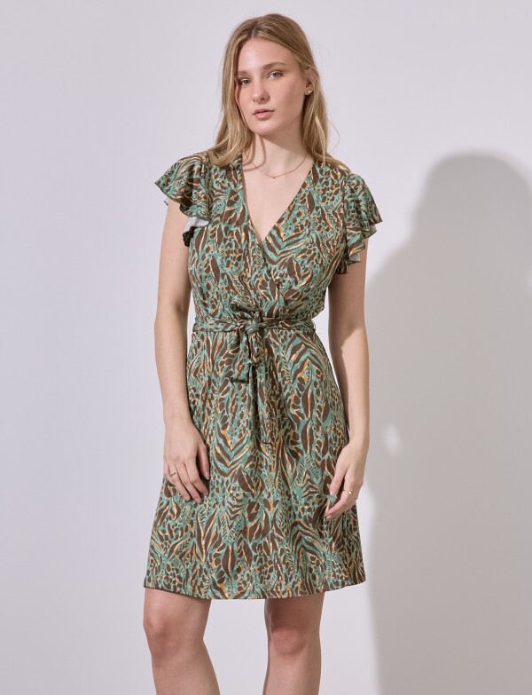 Vestido Print VERDE/MULTI