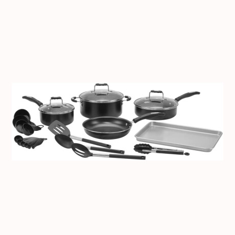 Juego de Cocina Cuisinart P55-22BKde 22 Piezas Negro