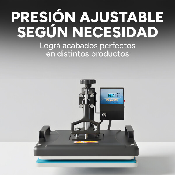 Prensa Térmica 5 En 1 Sublimación Remeras Tazas Gorros Jarra Color Negro Azul