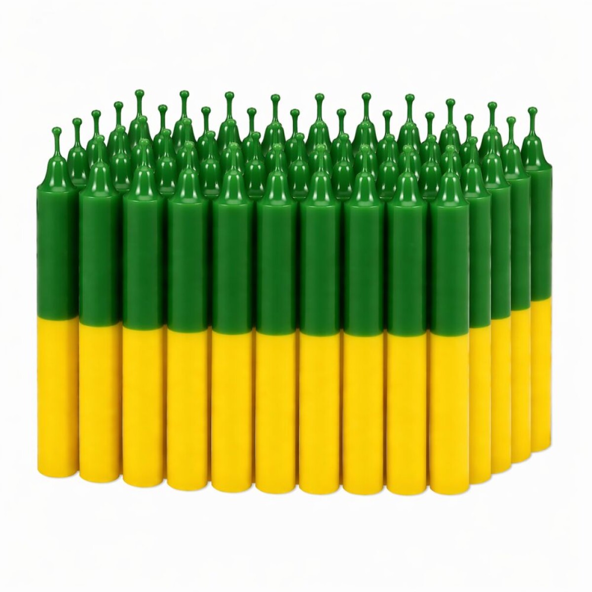 VELA N° 4 COMBINADA X50 - Verde/amarillo 