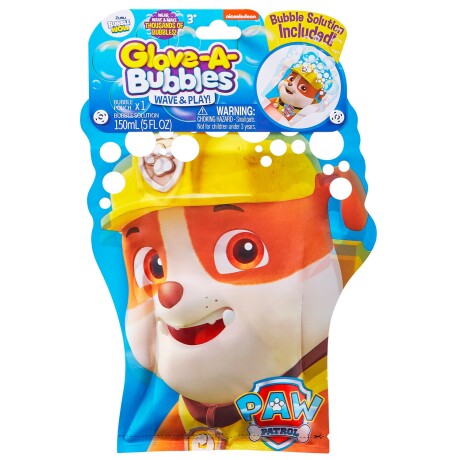 Guante burbujero juguete Paw Patrol Rubble