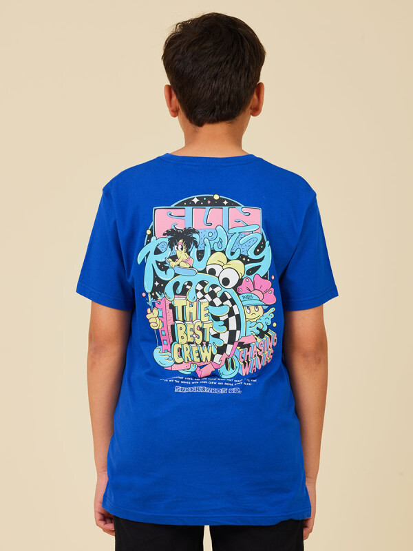 T-SHIRT AGULO TEEN RUSTY Azul Cobalto