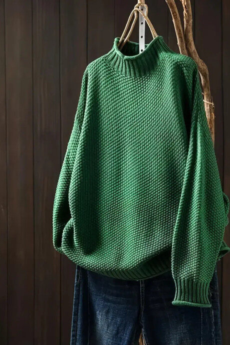 Sweater WALLY Liso verde