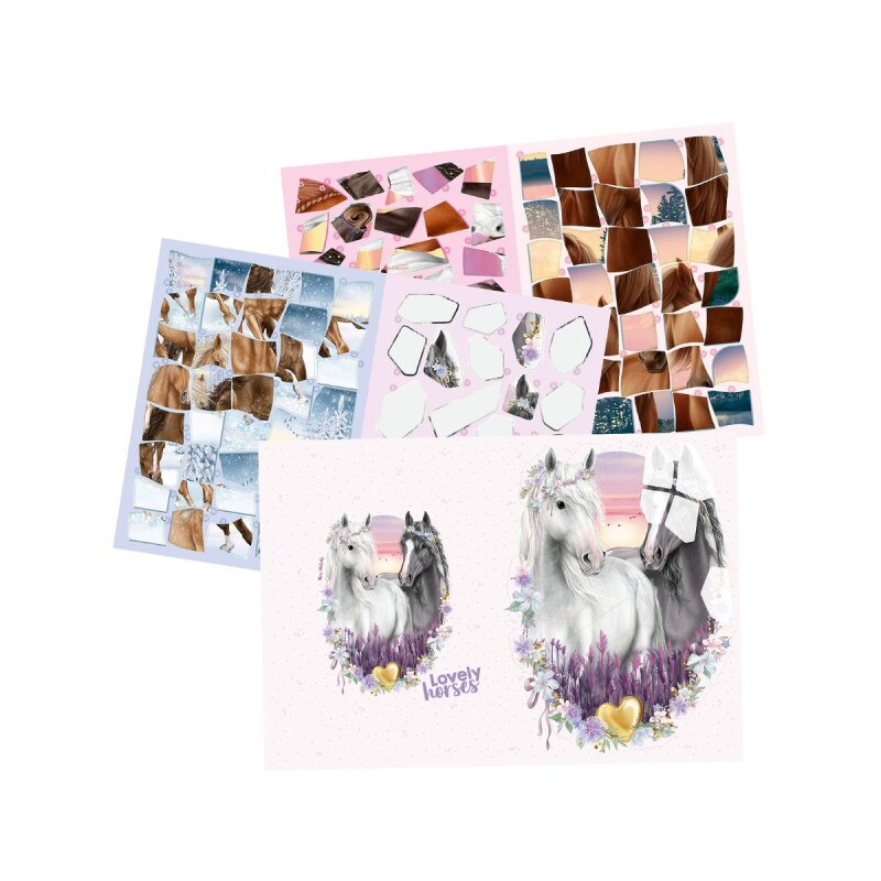 STICKTP Libro De Stickers Por Números Top Model - Miss Melody