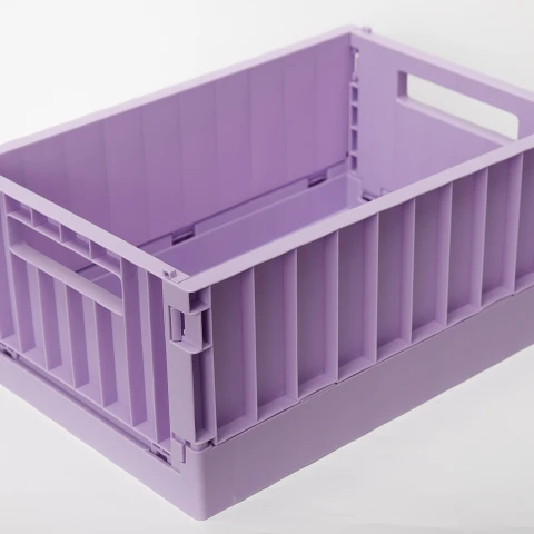 CESTA DE ALMACENAMIENTO PLEGABLE (MORADA/18 L) CESTA DE ALMACENAMIENTO PLEGABLE (MORADA/18 L)