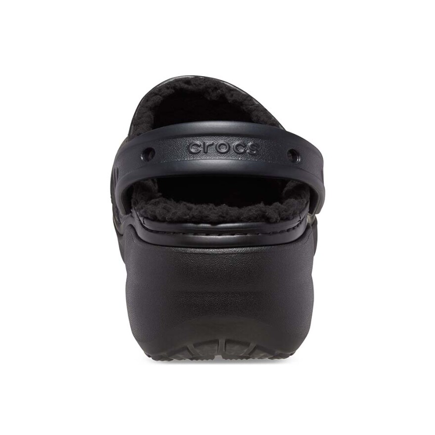 Platform Lined Clog - Mujer Black