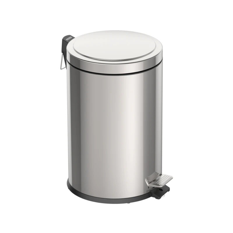 BASURERO CON PEDAL 20L ACERO INOX. BASURERO CON PEDAL 20L ACERO INOX.