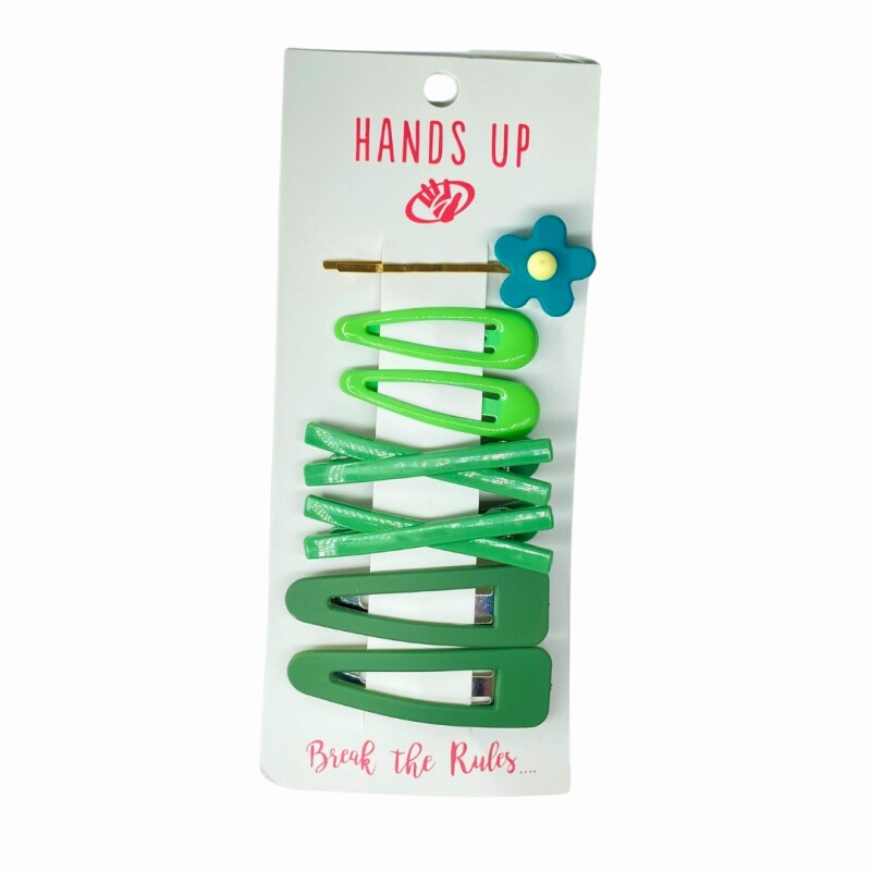 Set Broches x7 Hands Up Multicolor