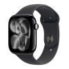 Apple Watch Series 11 46mm Jet Black Al Black Sport Band M/L MEUX4LW/A Apple Watch Series 11 46mm Jet Black Al Black Sport Band M/L MEUX4LW/A
