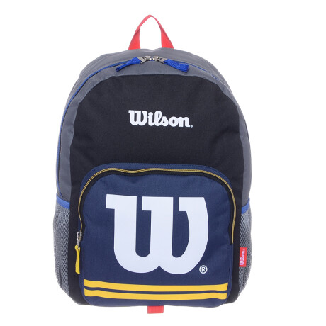 Mochila Wilson con bolsillos laterales Negro