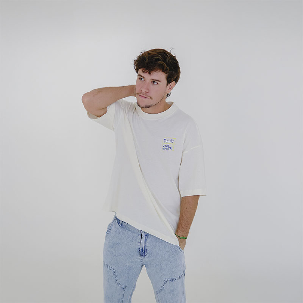Remera Pulau Creamy - Beige 