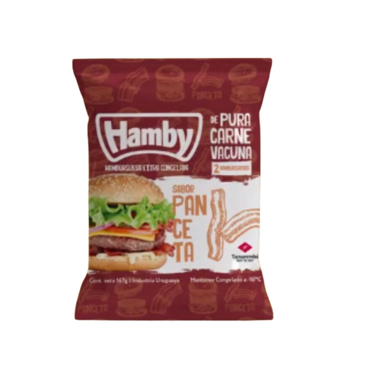 Hamburguesa sabor panceta Hamby - 2 uds 