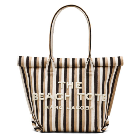 Marc Jacobs- Bolso de playa Tote tejido en jacquard Rayas