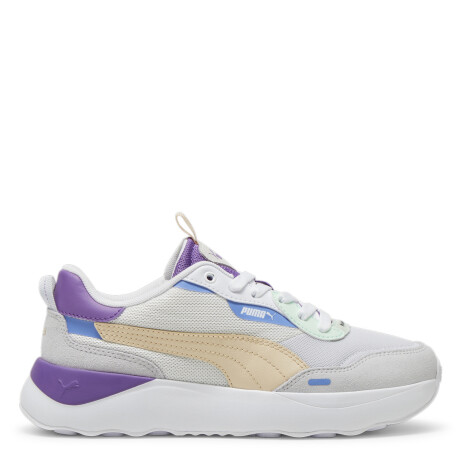 Championes de Mujer Puma Runtamed Platform Gris - Violeta - Blanco