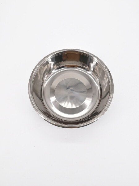 PLATO METALICO MASCOTAS NEGRO