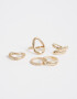 Sets Anillos Metal Set De Anillos De Metal - Dorado