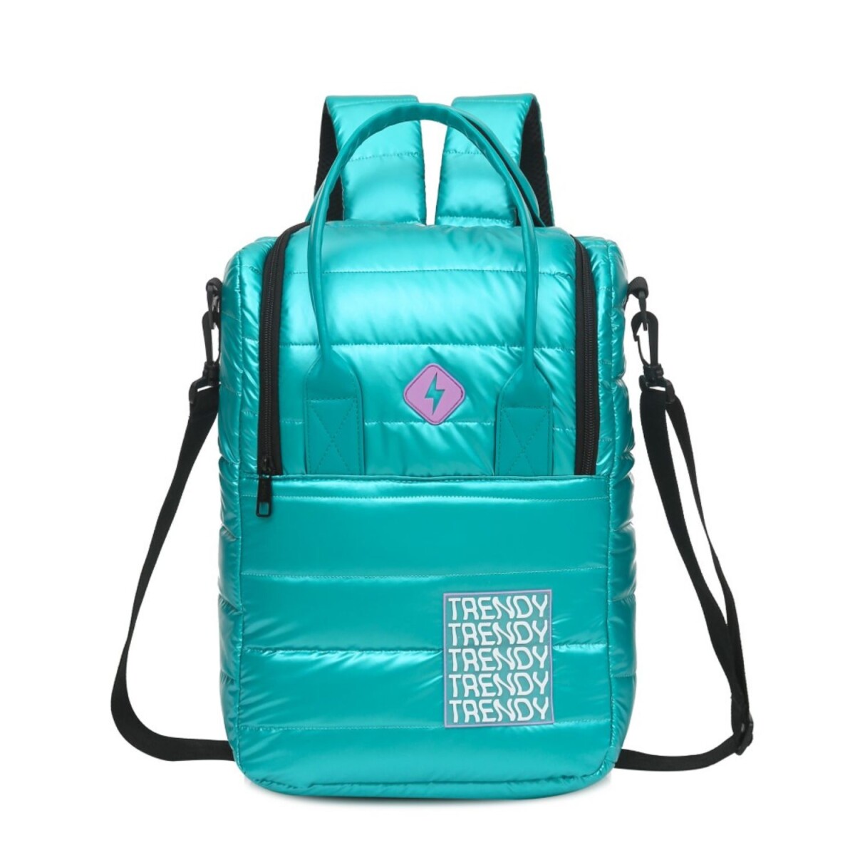 Mochila Trendy con correa desmontable - Turquesa 