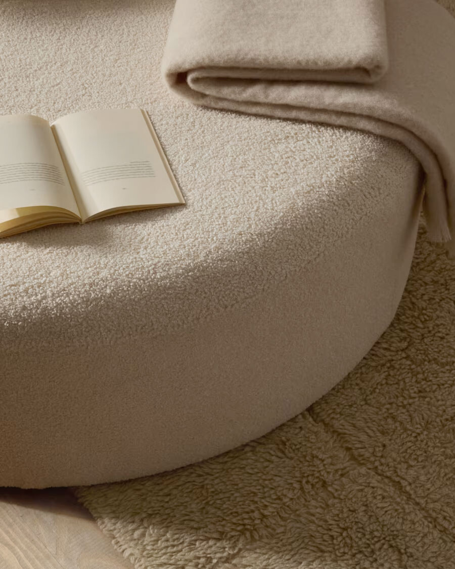Alfombra Nak jacquard de lana crudo 200 x 300 cm. Alfombra Nak jacquard de lana crudo 200 x 300 cm.