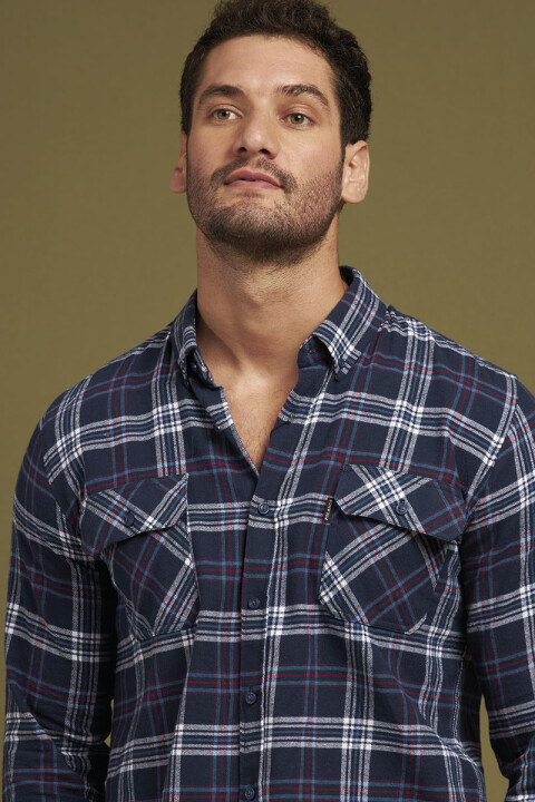 CAMISA ACUIA POLANCO Navy