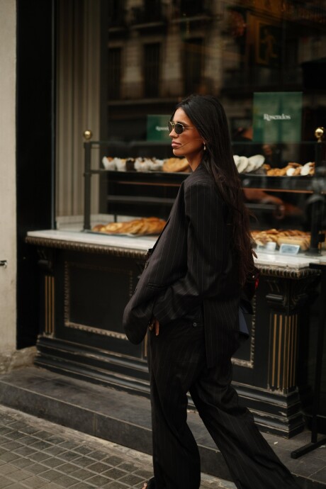Blazer Sastre Negro