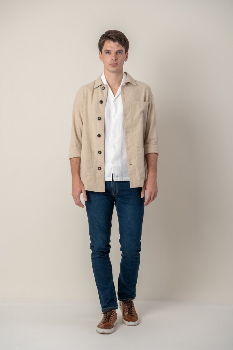 Sobre camisa Lino - Beige 