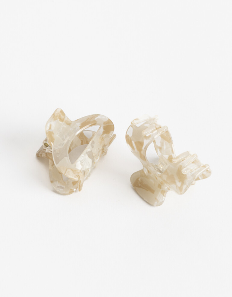 Broches Sets Acrilico Set De Broches Acrílicos - Combinacion Bicolor