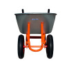 Carretilla Doble Rueda PU Bandeja Galvanizada Hermasur 100Lts Carretilla Doble Rueda PU Bandeja Galvanizada Hermasur 100Lts