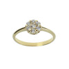 Anillo Corina en oro amarillo 18k con circonias Anillo Corina en oro amarillo 18k con circonias