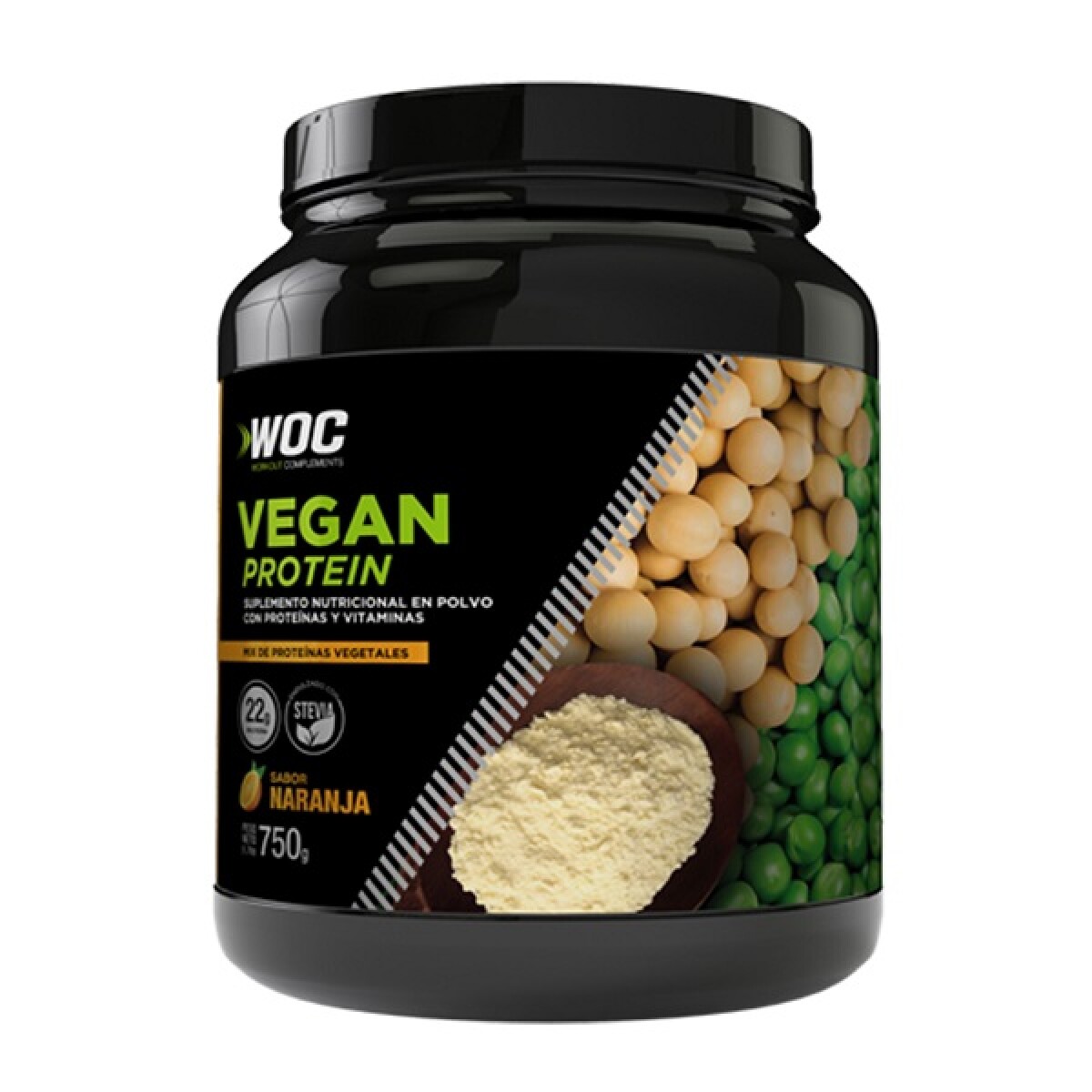 Vegan Protein Woc Naranja 750 Grs. 