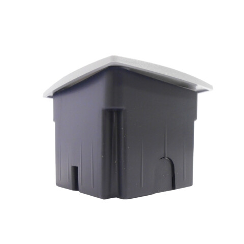 Luminaria de embutir LED cuadrada gris IP66 115mm FL0325