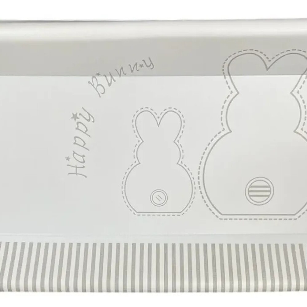Cambiador rigido dormitorio NORDIC conejo gris blanco