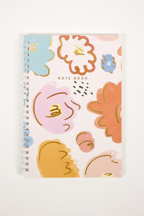 Cuaderno Schamp A5 70g 80 Hojas Estampado 1