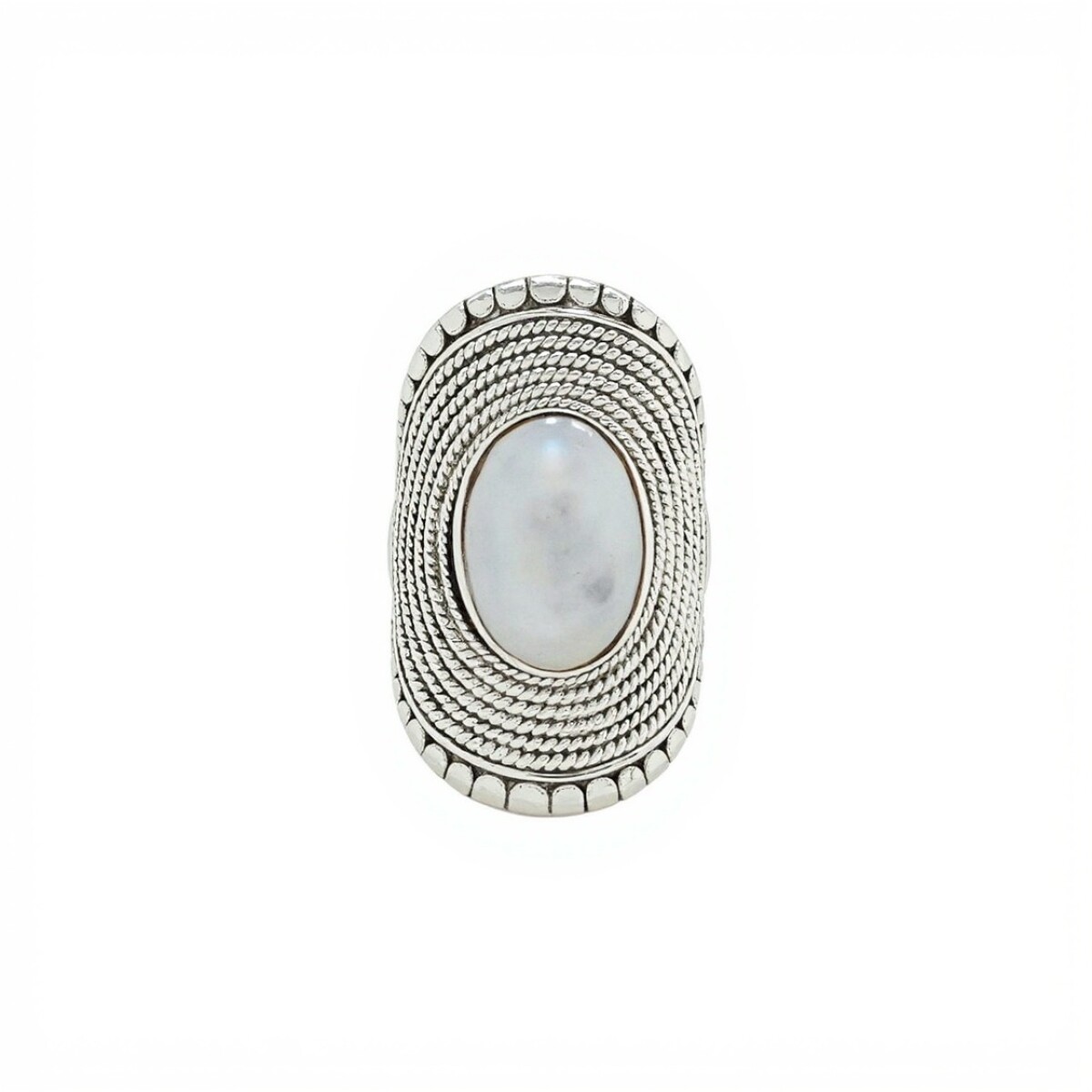 Anillo oval-Plata 925-Piedra Luna-AN3084 - conpiedra 