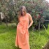 Vestido Fronda Naranja