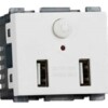 TOMA CARGADOR USB 2X2,1A ATENEA BLANCO TOMA CARGADOR USB 2X2,1A ATENEA BLANCO