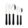 JUEGO CUBIERTOS NEGRO POTE 20PCS TRAMONTINA Juego Cubiertos Negro Pote 20pcs Tramontina