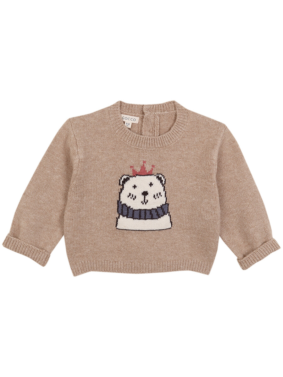 Jersey Con Intarsia Arena Melange