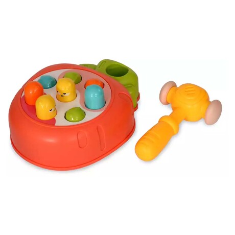 Juego Causa Efecto con Martillo Golpea al Topo Bebé Huanger Multicolor