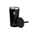 20oz Tumbler With Straw Black