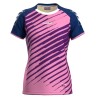 REMERA SUBLIMADA MUJER NOVARA ROSA AZUL